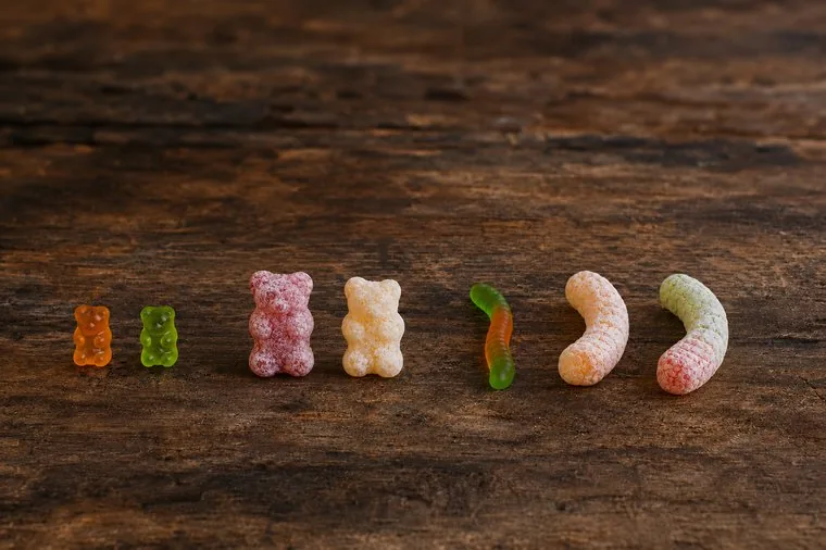 Freeze dried candy